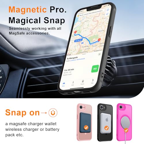 Image of MOCCA Magnetic Shockproof for iPhone 17e Case,Black