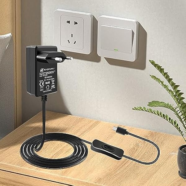 Блок питания GeeekPi USB C 5V 4A 20W с выключателем для Raspberry Pi 4 Model B 8go 4go 2go 1GB с адаптером micro USB для Raspberry Pi 3B 3B