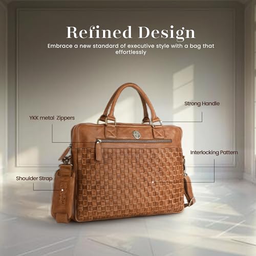 HAMMONDS FLYCATCHER Genuine Leather Office Bag