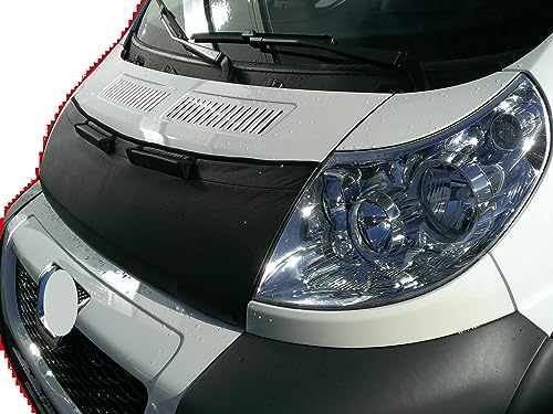 AB-00271 Hood Bra Front End Nose Mask Compatible with Ram Promaster - Fiat Ducato III - Citroen Jumper II - Peugeot Boxer II 2006-2014 Bonnet Bra Stoneguard Protector Custom CAR