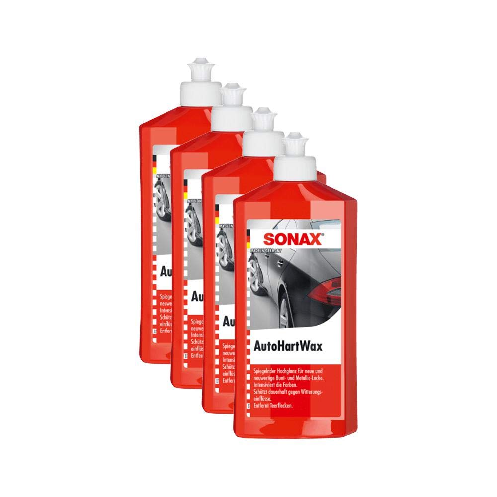 SONAX 4X 03012000 AutoHartWax Hartwachs Lackpflege