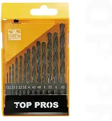 Jogo de Brocas para Metal, 13 Peças, 1,5 a 6,5mm