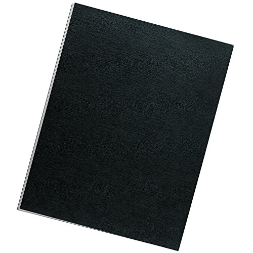 Fellowes Binding Linen Presentation Covers, Letter, Black, 200 Pack (5217001), Black Linen #TOP1