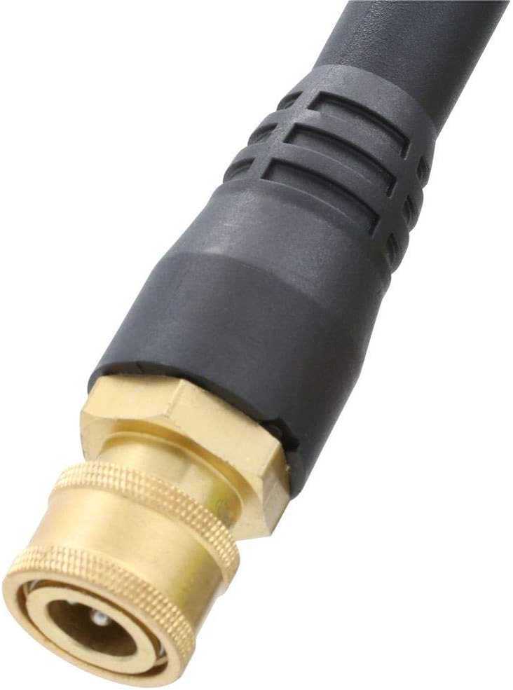 Hose connection point on the pressure washer