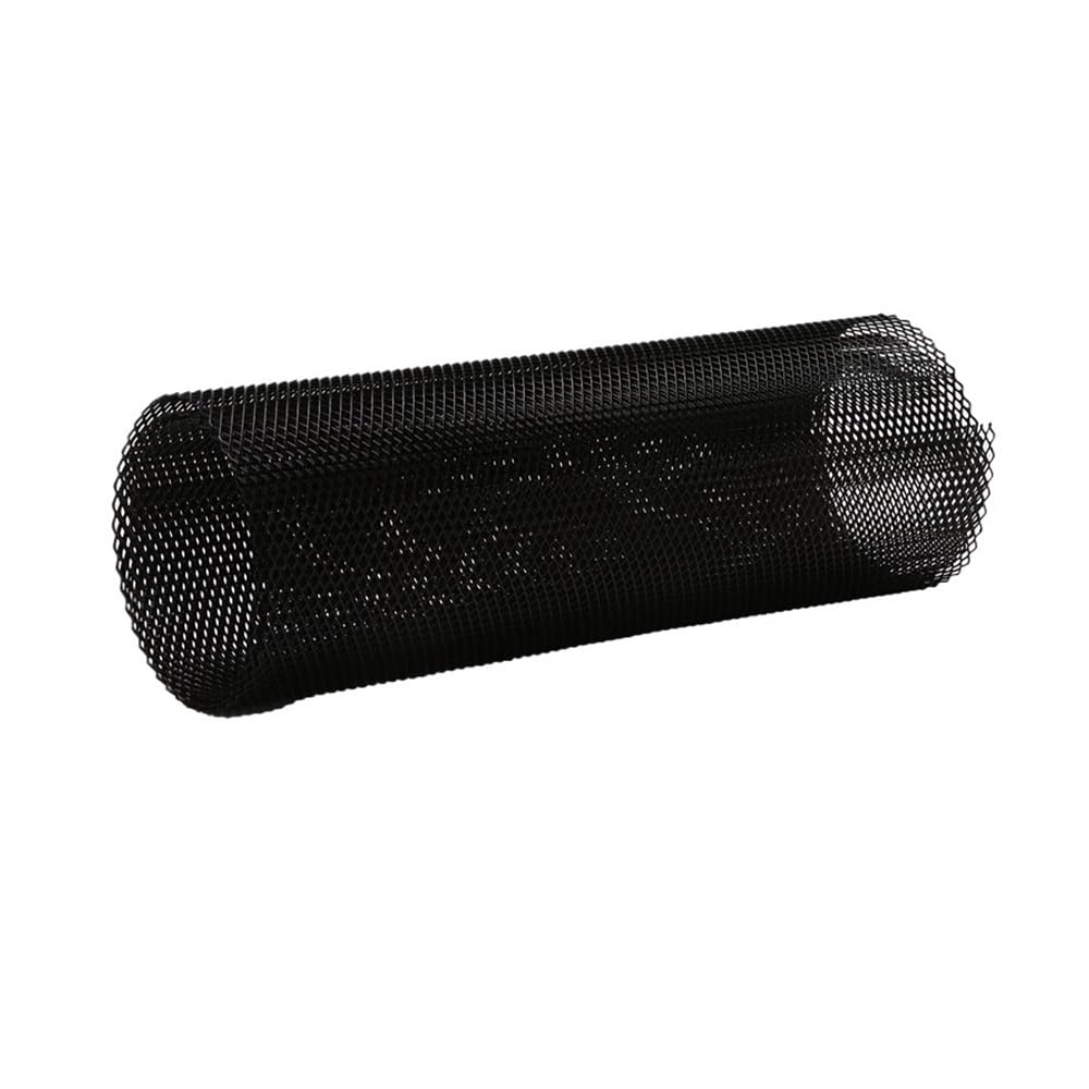Malla para parrilla de coche que protege tu motor con aluminio negro en rombos de 100x33 cm 6