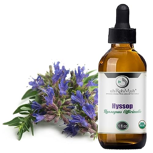 Aceite Esencial Orgánico de Hisopo 100% Puro 1oz miniatura 1