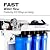 iSpring RCB3P Reverse Osmosis RO Water Filtration System, 300 GPD, Tankless, for Residential and Light Commercial usage,TDS Reduction, with Booster Pump and Pressure Gauge