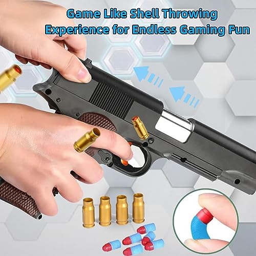 Image of Toy Guns for Boys with Pull Back Action | Soft Rubber Foam Bullet | Toy Gun Pistol Original Mechanism | Guns for Boys