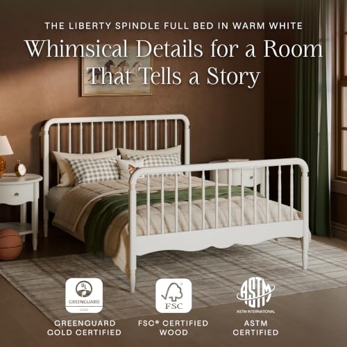 Image of NAMESAKE Liberty Spindle Full Bed in Warm White