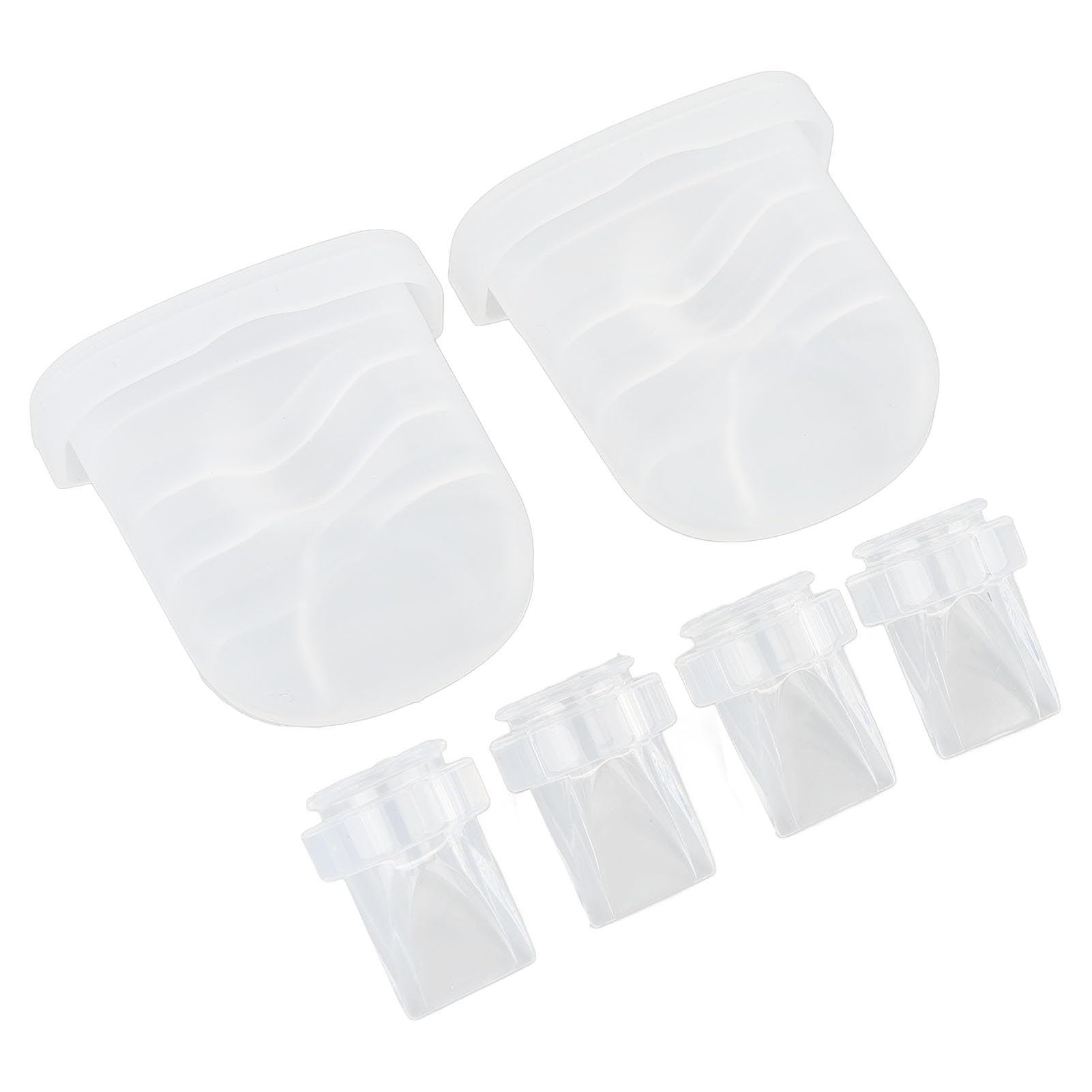 4pcs Duckbill Valves and 2pcs Silicone Diaphragm Replacement Kit for S32 Breastfeeding Pump