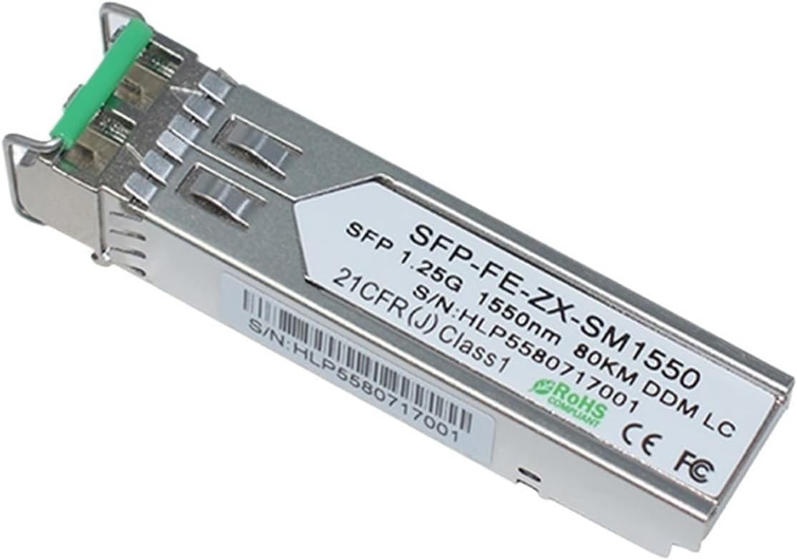 80KM 1.25G イーサネット 80KM 1550nm SMF 1000BASE LC SFP DOM(10個