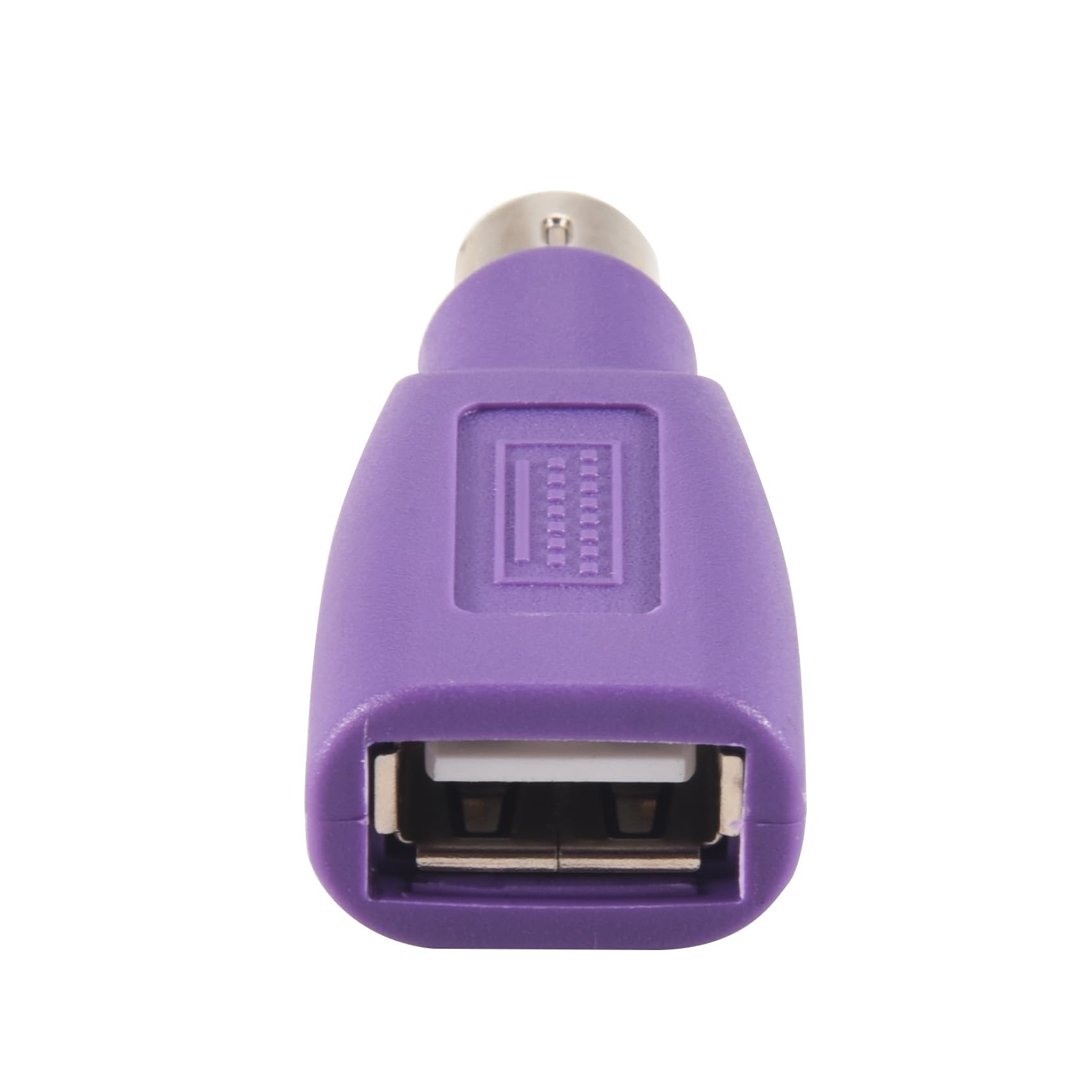 Lizusidtsy PS2 to USB Connector, Computer Mouse and Keyboard Mini Adapter, Mouse and Keyboard Converter, Purple, 411925