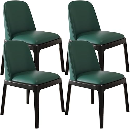 Miniatura 33 de YVYKFZD Juego de 2/4 sillas de comedor, sillas de comedor de madera, sillas de cocina tapizadas, silla de sala de estar sin brazos con respaldo