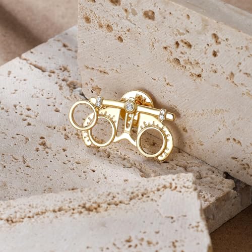 Image of Medical Optometrists Enamel Brooch Ophthalmology Vision Test Optometry Pin Jewelry for Doctor Nurse Backpack Lapel Badge