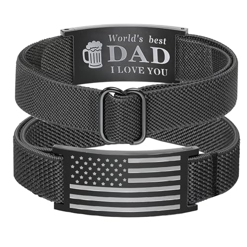 Heartfelt Stainless Steel Dad Bracelet