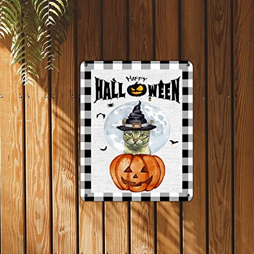 Décoration murale Halloween citrouille et sorcière pour cave