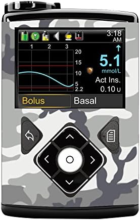 Vinyl Sticker (Snow Camo) for Medtronic 640G/670G/780G