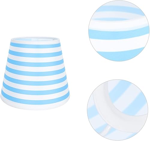 Miniatura 8 de Uonlytech Cubierta de pantalla de patrón delicado para lámparas de pie de mesa, diseño simple, accesorio de iluminación elegante para mesita de