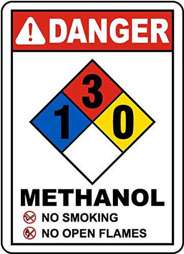 NFPA ���^�m�[�� 1-3-0 �W�� �댯�W�� �댯���w�������ʕW�� Item2024-3382 ���^�� �u���L�Ŕ� 8 x 12�C���` �ǂ݂₷�����S�W�� ����/���O�p