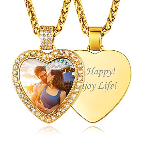 Collier Coeur Photo Personnalisé : Le Cadeau Idéal en Boîte Cadeau