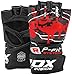 RDX Guantes MMA para Artes Marciales Entrenamiento, Cuero Grappling Guantillas, Bueno para Sparring, Lucha Libre, Kickboxing, Saco de Boxeo, Combate Training y Muay Thai