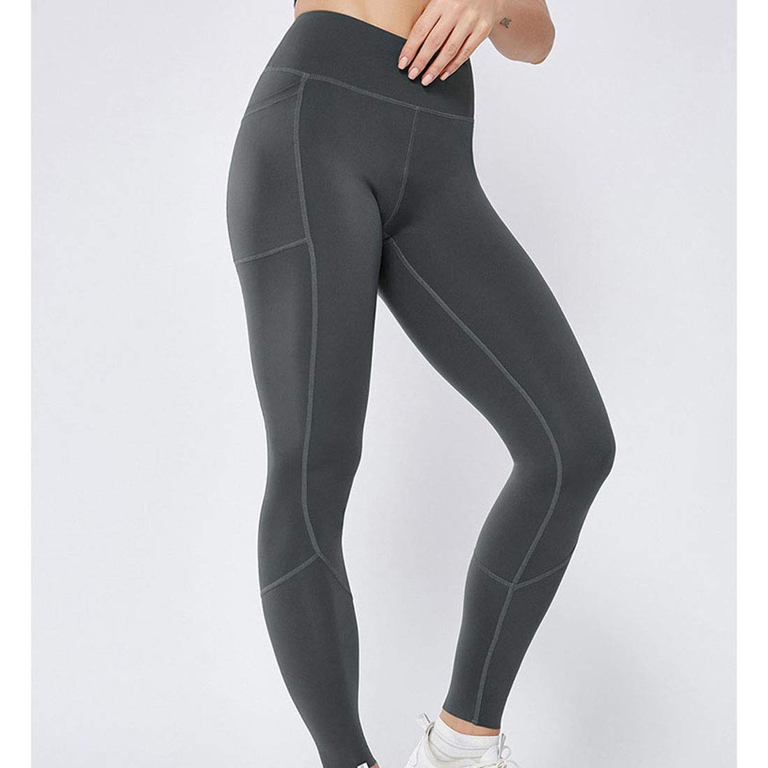 Mode Femme Legging De Sport Pantalons, Yoga Pants Sports Pants, Workout Running Leggings, Women Leggings, Womens Running Tights Power Stretch Yoga Pants Slim Fit Sports Trousers Élégant