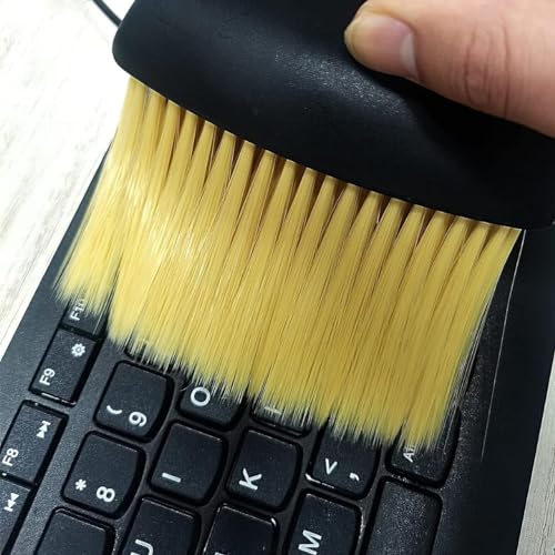 Image of NAREVAL Car Interior Cleaning Brush Scratch Free Car Duster Car Interior AC Vents Cleaning Brush Soft Duster Interior Cleaning Dusting Tool for Automotive Accessory Car (Medium Size Brush N1)
