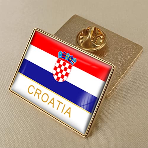 Pin de viaje de Croacia para decorar mochilas de viajeros y aventureros 2
