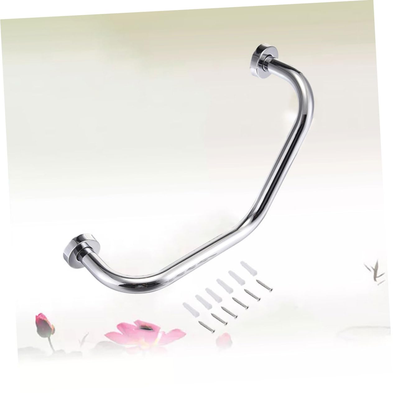 KOMBIUDA Barra De Seguridad Inoxidable Antideslizante Para Baño Manija De Agarre Soporte Para Mayores y Discapacitados Instalación y Resistencia