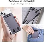 UGREEN Support de téléphone, Support réglable entièrement pliable pour bureau, en aluminium compatible avec iPhone 17 16 15 14 13 12 Pro Max, Galaxy S24 S23 Ultra, Téléphones 4.7 à 7.9 1 cm