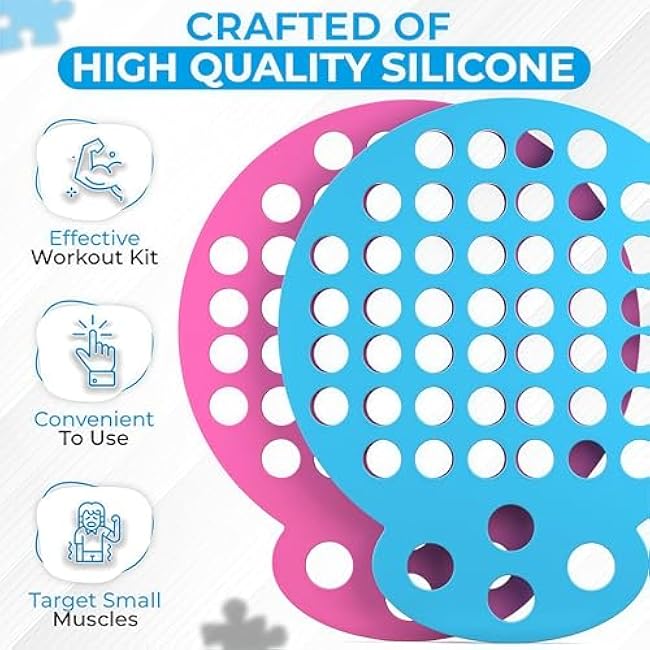 Finger Stretcher & Hand Therapy Equipment (2-Pack) | Finger Extension Exerciser for Grip Strength, Physical Therapy | Adjustable Resistance Hand Exercise Web for Arthritis, Musicians, Recovery