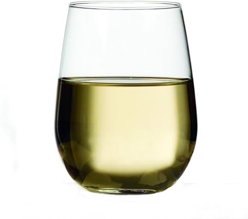 Libbey 17 onzas sin tallo, caja de 12, 17 onzas, vino blanco, transparente