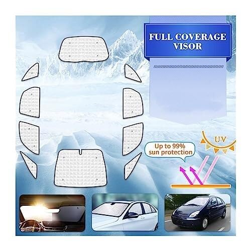 Tendine Parasole per finestrino auto Per Citroen Per Xsara Per Picasso 2000-2010 anti-UV