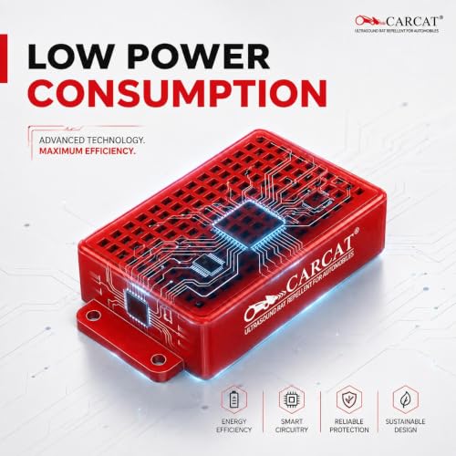 CARCAT Ultrasound Rat Repellent for Car 4th Generation | Ultrasonic Rodent Repeller Device for Cars | Water Resistant, Heat Resistant, Auto Cut Off Technology & Easy Installation | Made in India - Image 5
