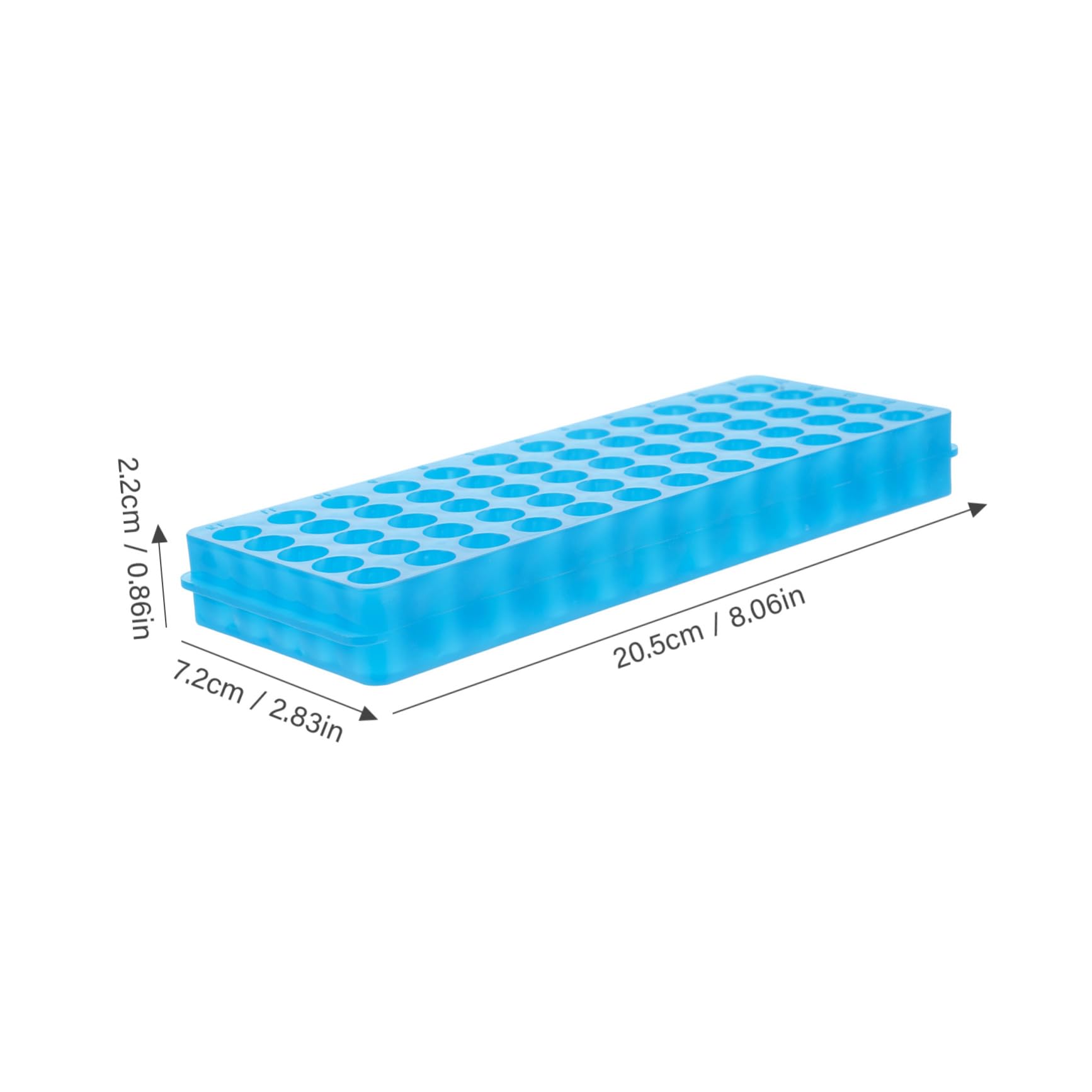 NAMOARLY Piece Test Tube Rack Plastic Holder for Laboratory Holes Storage Organizer