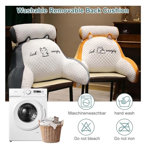 Coussin de lecture lit et canapé Husky 70cm dossier velours - 7