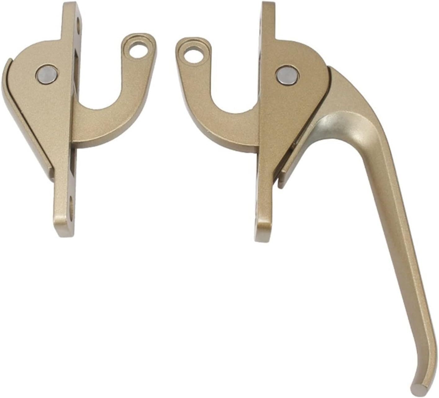 Cvhfhjtg Gold Window Handle, Old-Fashioned Up-And-Down Lever Handle Linkage Door And Window Handles(,Gold)