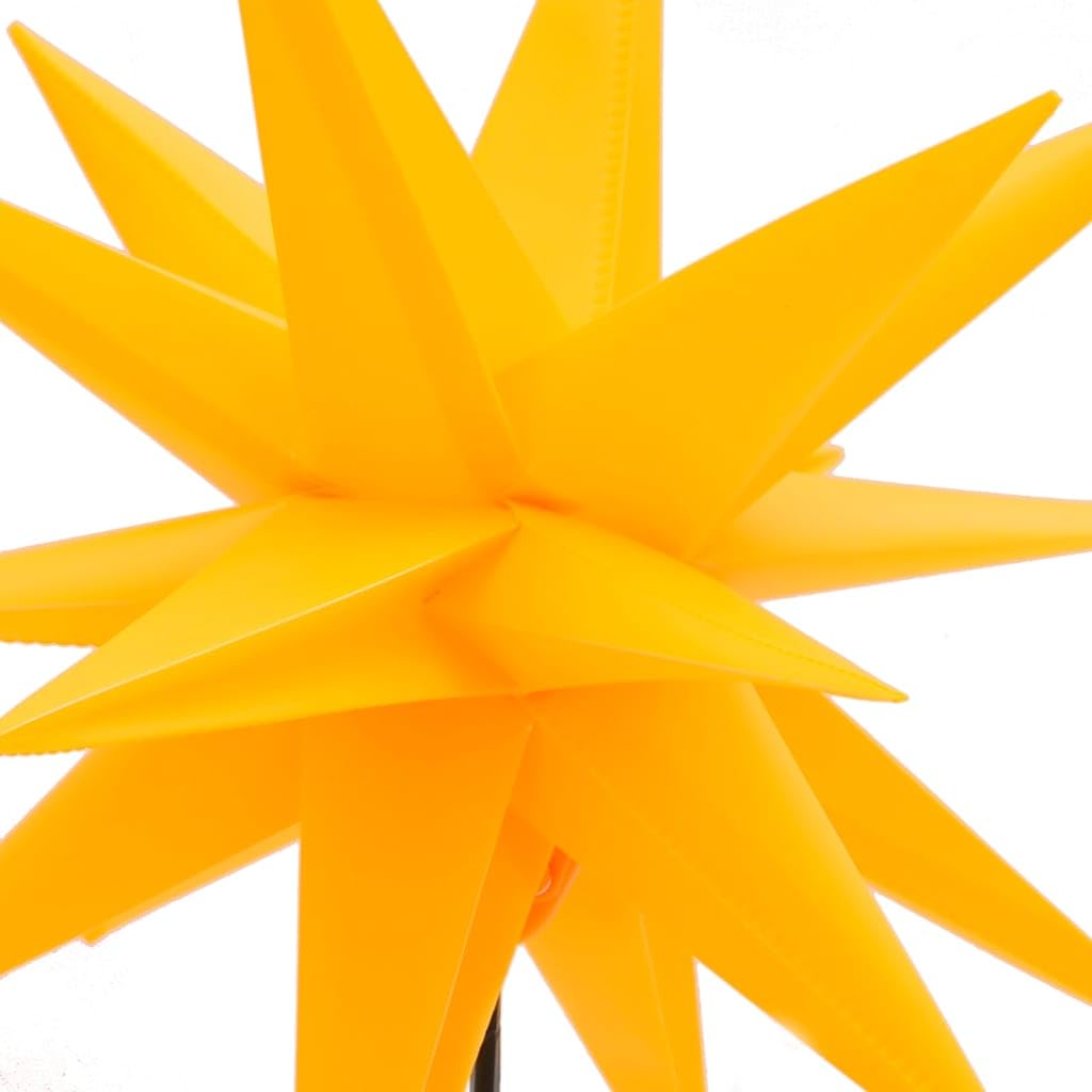 vidaXL Luce di Natale con Picco Terra e LED Pieghevole Gialla 57 cm