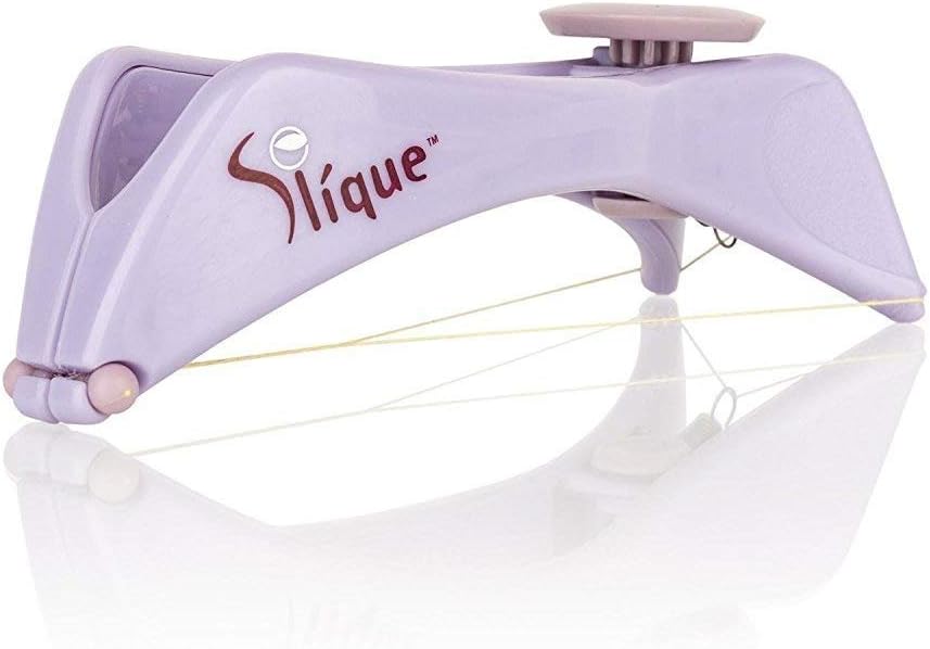 AJSCOP AJ Scop Slique Eyebrow Face and Body Hair Threading Removal Tweezers System Kit (Sky Blue)