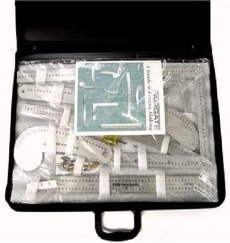 Fairgate 15-200 Fashion Designer's Metric Carryall Ruler Kit