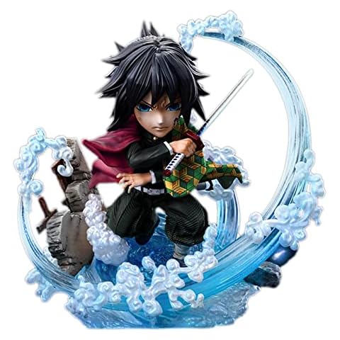Demon Slayer Figure Giyu Tomioka Figure Anime Figure G5 The Water Pillar Giyuu Tomioka Figure.(Glow in The Dark & Metallic) Cover