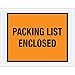 Aviditi PL22 Pre-Printed Envelope, Packing List Enclosed, 7 Length x 5-1/2 Width x 2 mil Thick, Orange (Case of 1000) by Aviditi