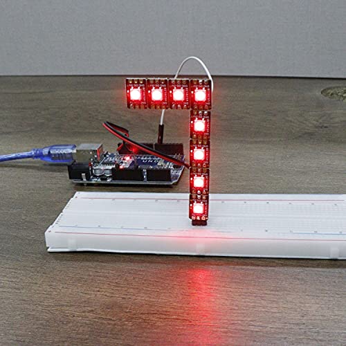 Placa de desarrollo WS2812 5050 tira de luz 6x8 bits DC5V para Raspberry Pi 3