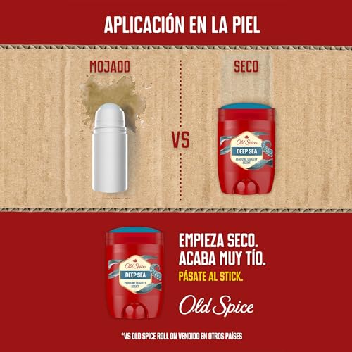 Miniatura 5 de Old Spice Deep Sea Desodorante En Barra Para Hombre Sin Aluminio, 4x50ml