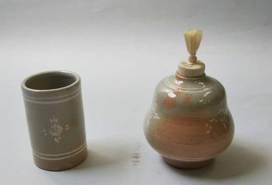 茶道具 茶箱用 茶碗 茶巾筒 振出 セット 御本 狂言袴 黒石窯 榊原勇一 新品 茶道具 茶箱用 茶碗 茶巾筒 振出 セット 御本 狂言袴 黒石窯 榊原