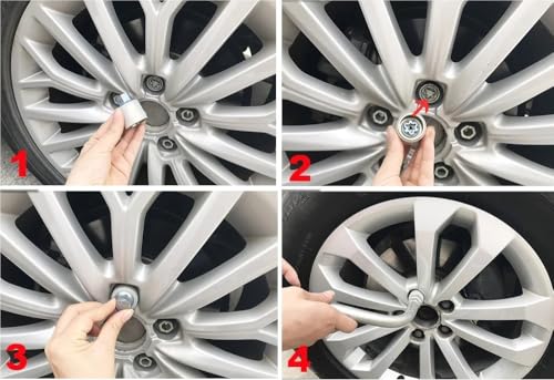 Funda de llave de desmontaje de tornillos llanta para solucionar pérdidas en Audi A3 A4 5