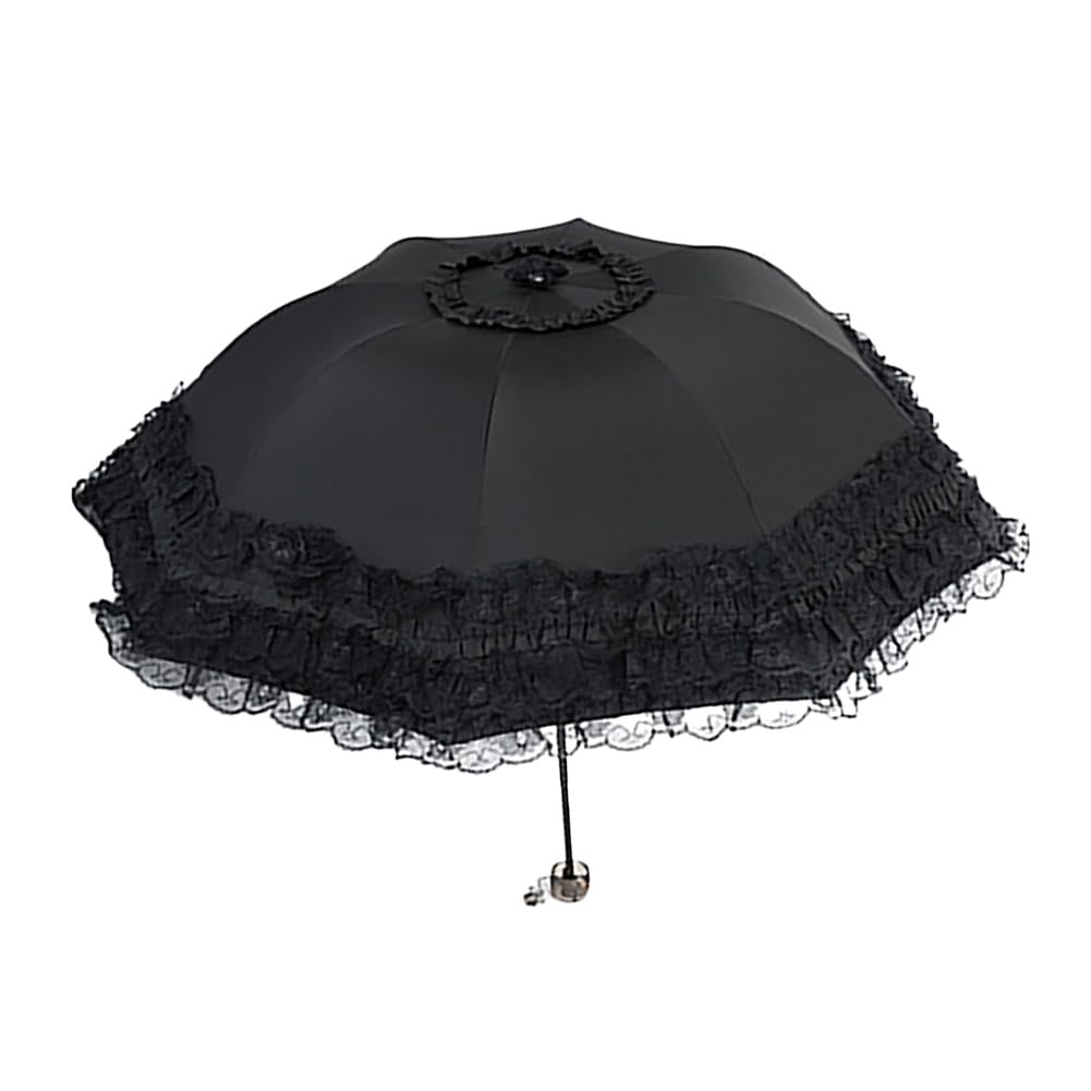 CTRLZS Lace Sun Umbrella Ladies Lace Umbrella Women'S Parasol Women'S UV Protection Umbrella
