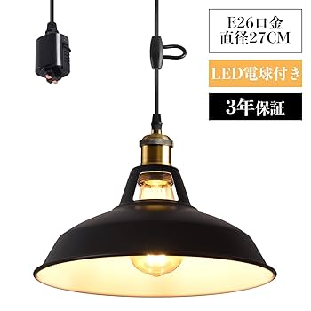 Amazon.co.jp : LVWIT ペンダントライト ダクトレール式 E26口金