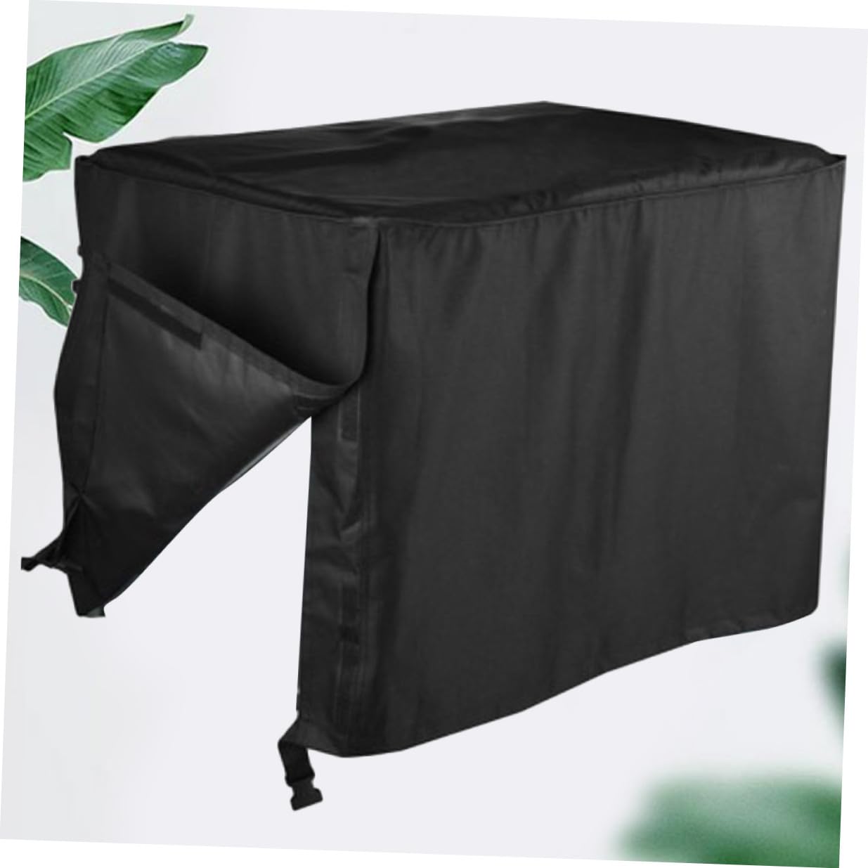 Abaodam Funda Protectora para Generador Exterior Rectangular de Poliéster y PVC Resistente Lluvia y Rayos UV para Jardín y Patio Color Negro