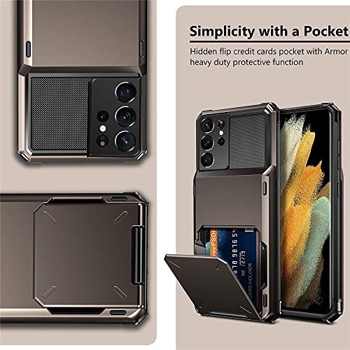 Porte-cartes de crédit pour Samsung Note 20, étui portefeuille violet A7 - 2
